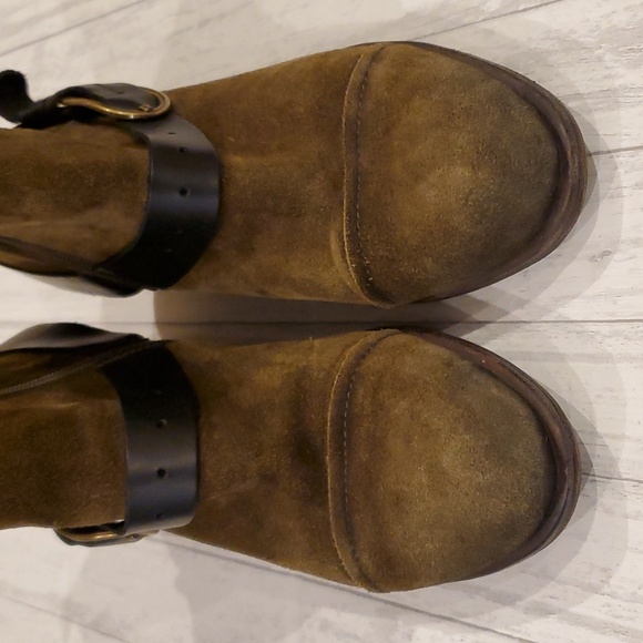 Pikolinos | Baqueira Suede Ankle Booties| Olive Brown | Sz 40 (9) - Picture 6 of 16